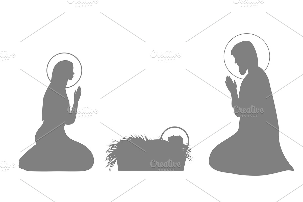 Jesus Christ story illustration set in Illustrations - product preview 8