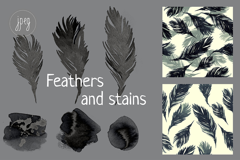 feathers and stains in Objects - product preview 8