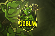 Goblin Attack - Mascot & Sports Logo