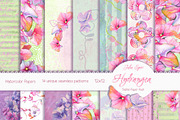Floral Pattern /Paper Pack Hydrangea
