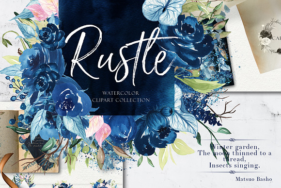 Rustle- Winter Watercolor Collection in Objects - product preview 17