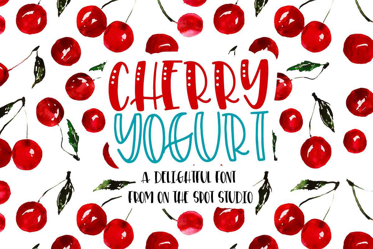 Cherry Yogurt in Display Fonts - product preview 8