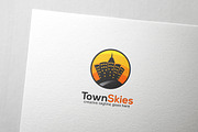Town Skies Logo
