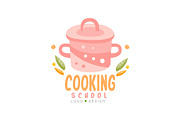 Cooking school logo design, kitchen