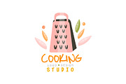Cooking studio logo design, emblem