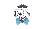 Dads day logo design, Happy Fathers