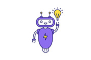 New idea chatbot color icon