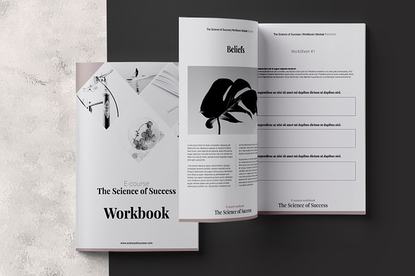 E-course Workbook InDesign Template