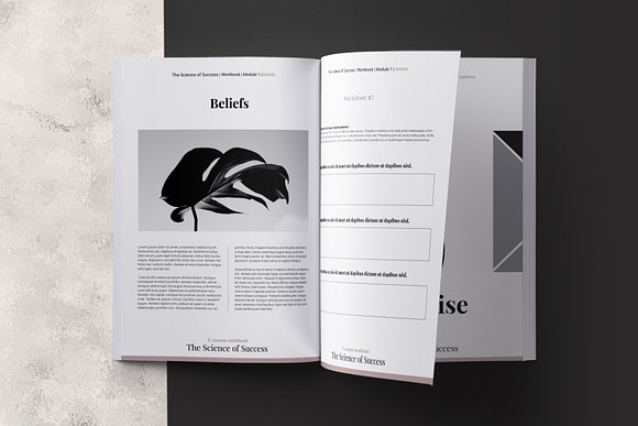 E-course Workbook InDesign Template in Magazine Templates - product preview 2