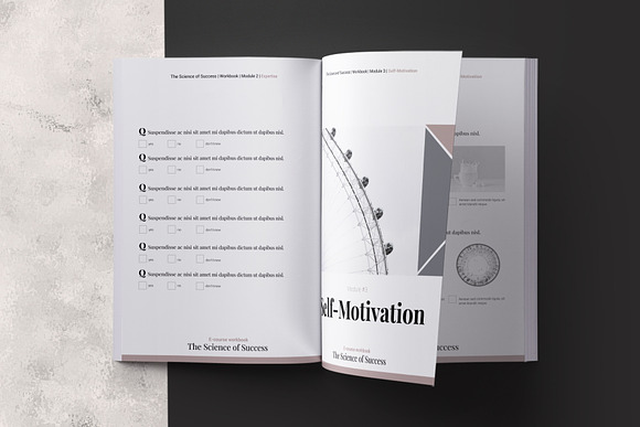 E-course Workbook InDesign Template in Magazine Templates - product preview 5