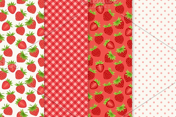 Strawberry jam in Patterns - product preview 1