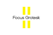 Focus Grotesk - Geometric Typeface