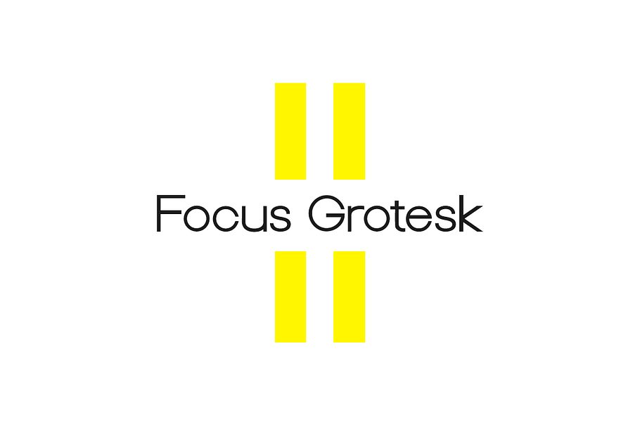 Focus Grotesk - Geometric Typeface