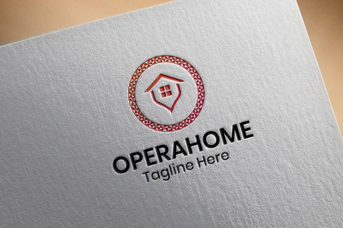 Opera Home in Logo Templates - product preview 8