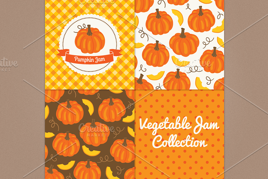 Pumpkin jam in Patterns - product preview 8