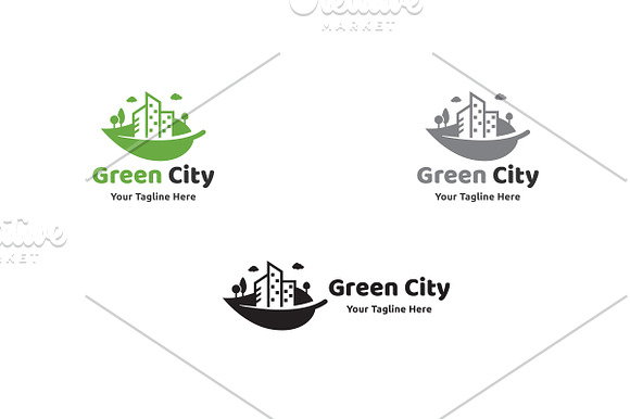 Green City Logo in Logo Templates - product preview 1