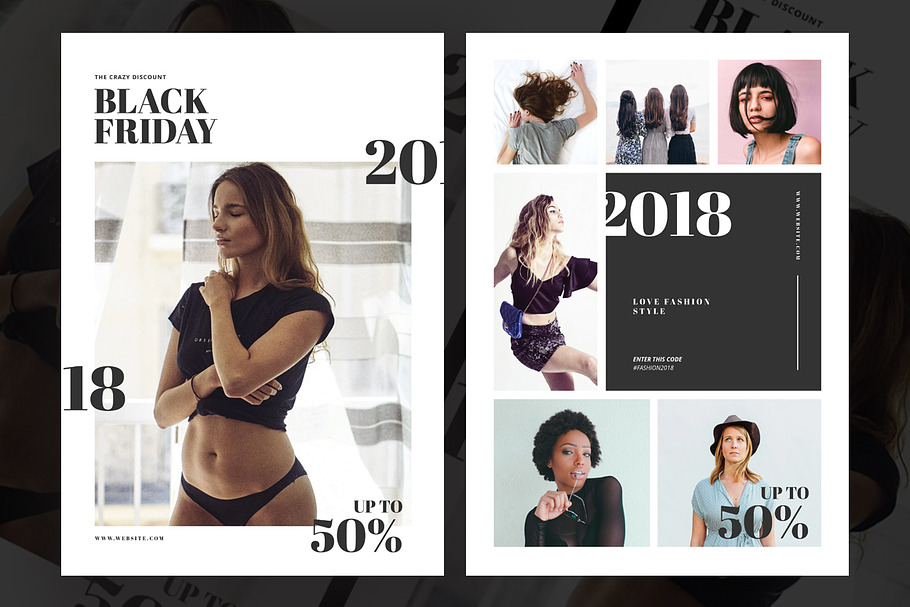 Discount Fashion Flyer Templates in Flyer Templates - product preview 8