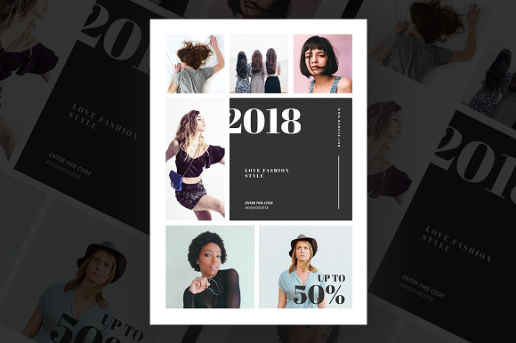 Discount Fashion Flyer Templates in Flyer Templates - product preview 2