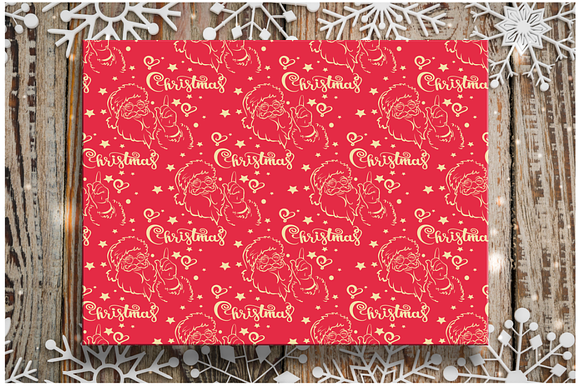 Christmas backgrounds, patterns in Patterns - product preview 1