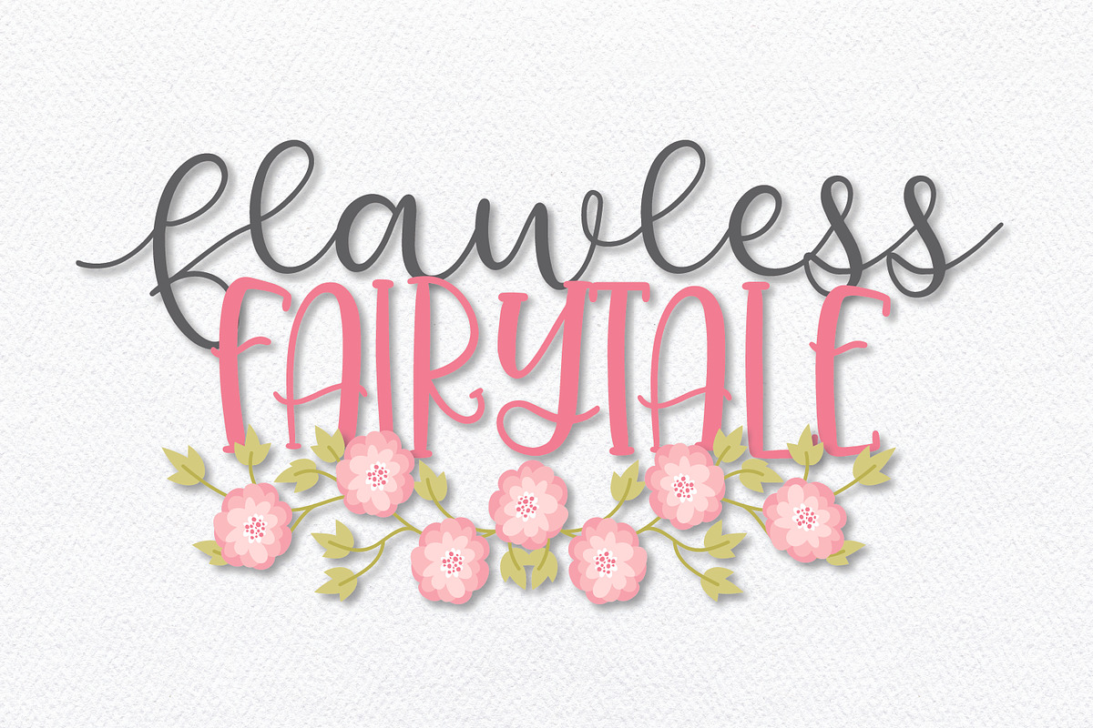 Flawless Fairytale - A Magical Duo in Script Fonts - product preview 8