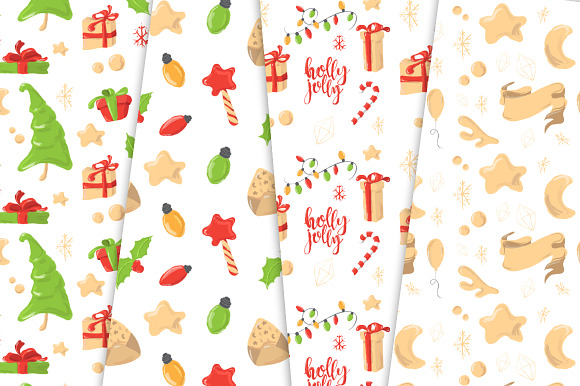 Christmas decoration Holly Jolly in Illustrations - product preview 2