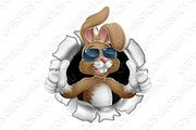 Easter Bunny Cool Thumbs Up Rabbit
