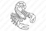 Scorpion Scorpio Zodiac Sign Design