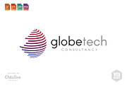 Globe Tech Logo Template