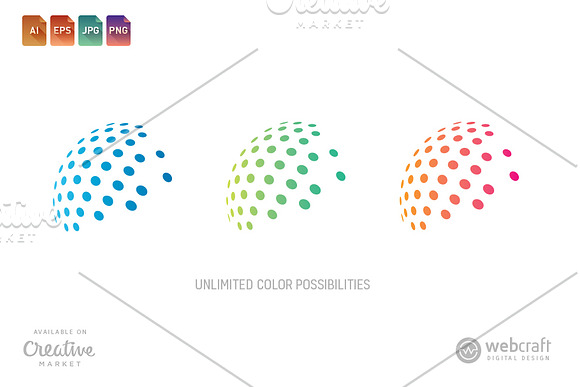 Globe Net Logo Template in Logo Templates - product preview 2
