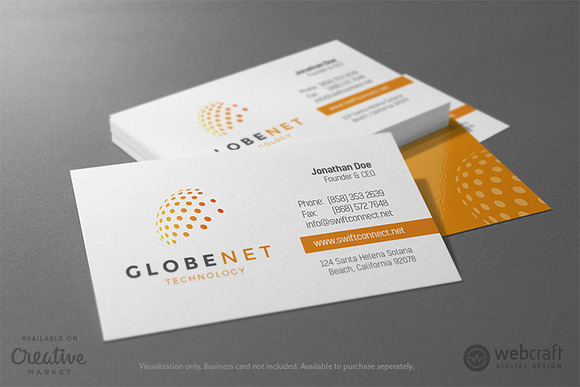 Globe Net Logo Template in Logo Templates - product preview 3