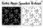 Vector Music Seamless Textures