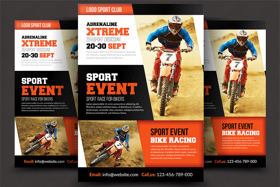 Sport Event Flyer / Poster in Flyer Templates - product preview 8