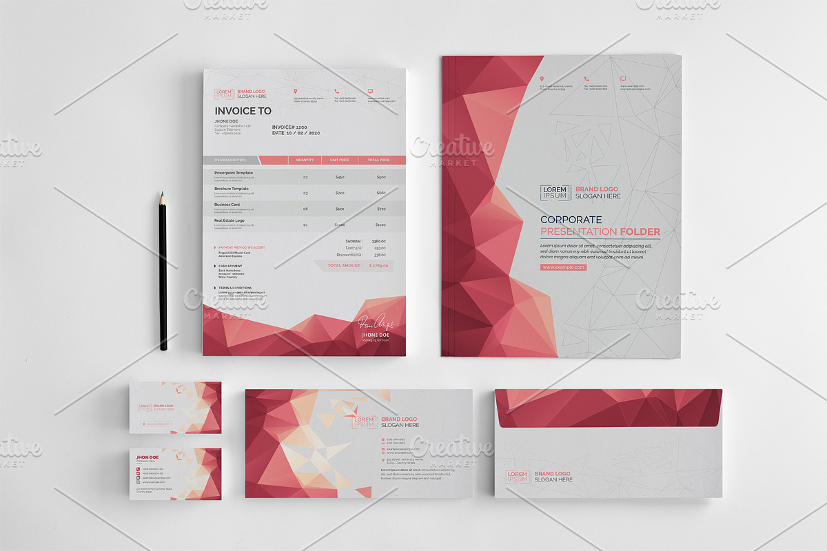 The Branding Stationery in Stationery Templates - product preview 8