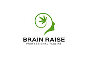 Brain Raise Logo Template