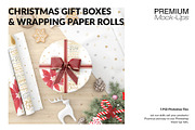 Christmas Gift Boxes Wrapping Paper