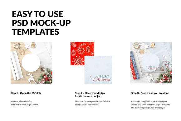 Christmas Gift Boxes Wrapping Paper in Product Mockups - product preview 2