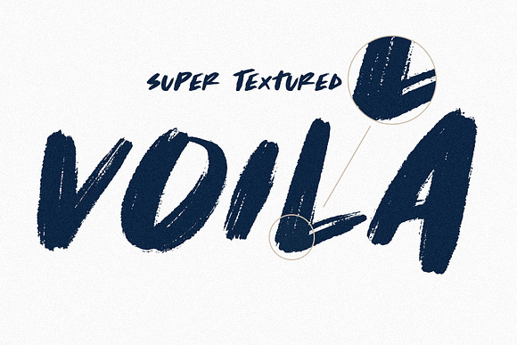 Voila | A Super Textured Brush Sans in Sans-Serif Fonts - product preview 5
