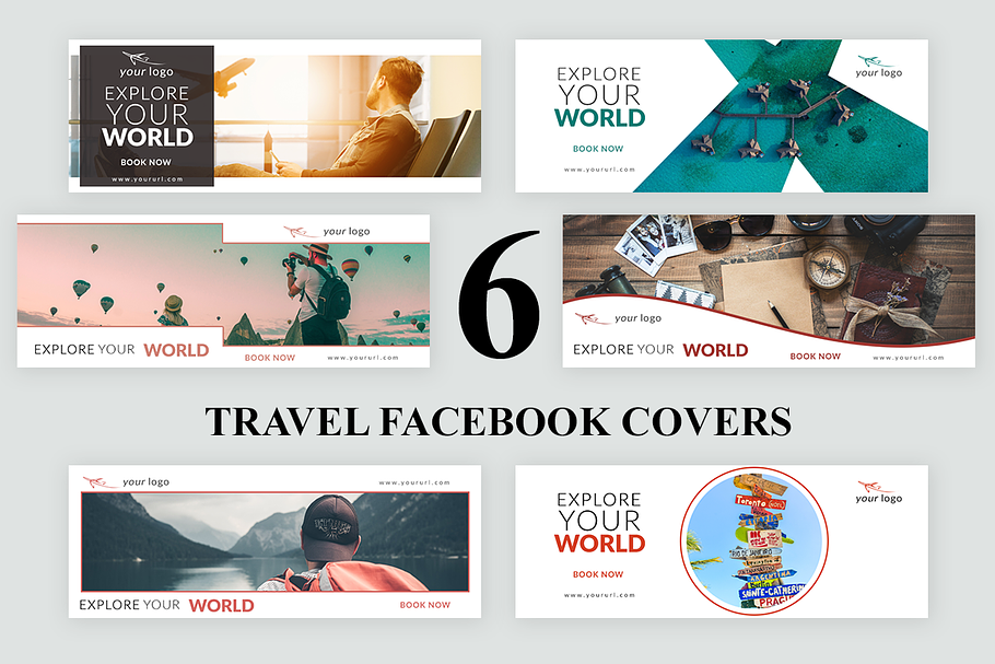 6 Travel Facebook Covers