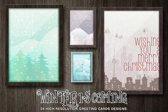 Winter is Coming in Illustrations - product preview 1