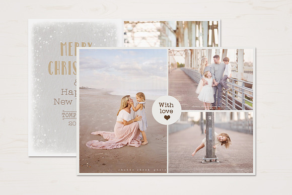 Christmas Card Template in Card Templates - product preview 2