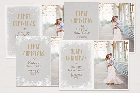 Christmas Card Template in Card Templates - product preview 3