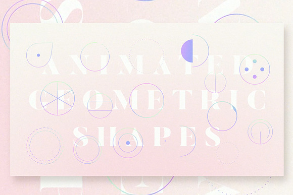 ♥ animated abstract shapes in Objects - product preview 12