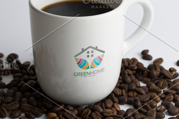 Green Home Logo in Logo Templates - product preview 1