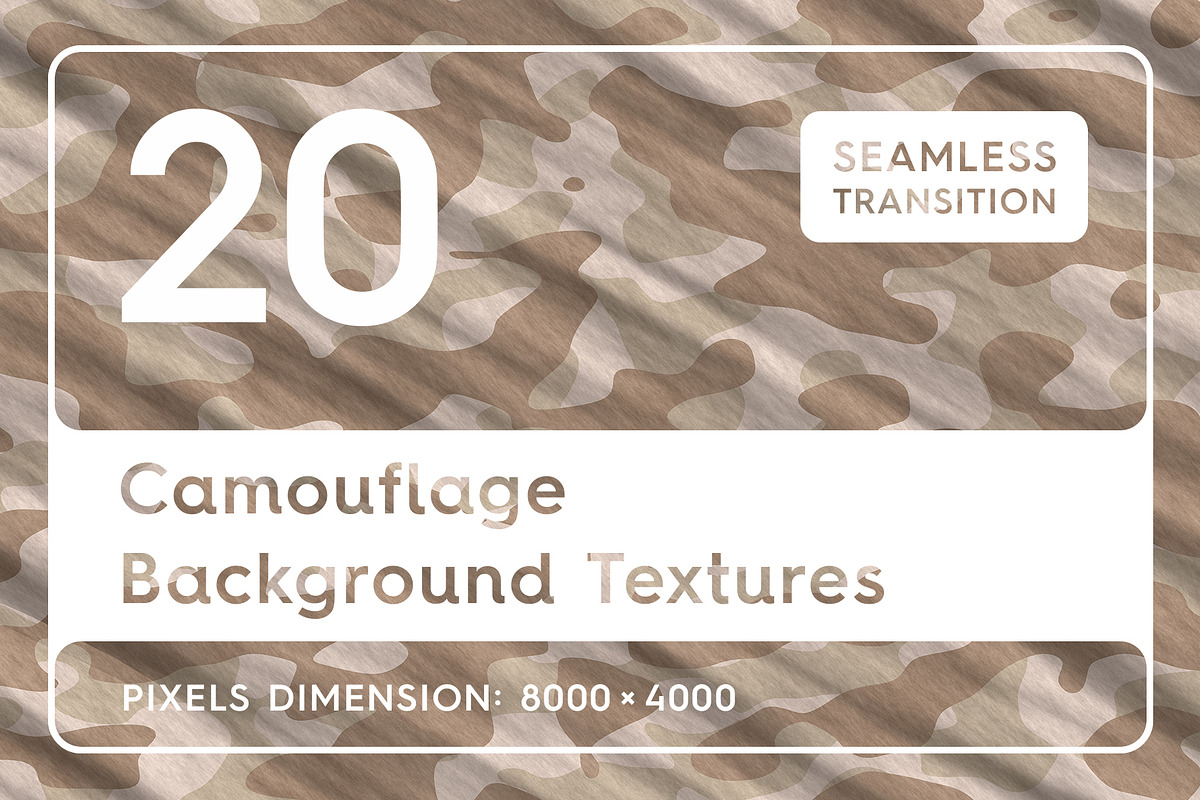 20 Camouflage Backgrounds Textures in Textures - product preview 8