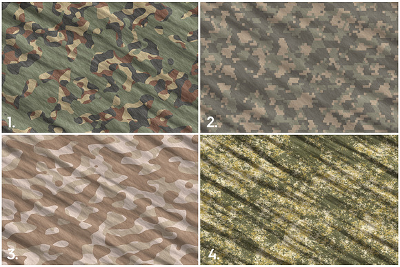 20 Camouflage Backgrounds Textures in Textures - product preview 1