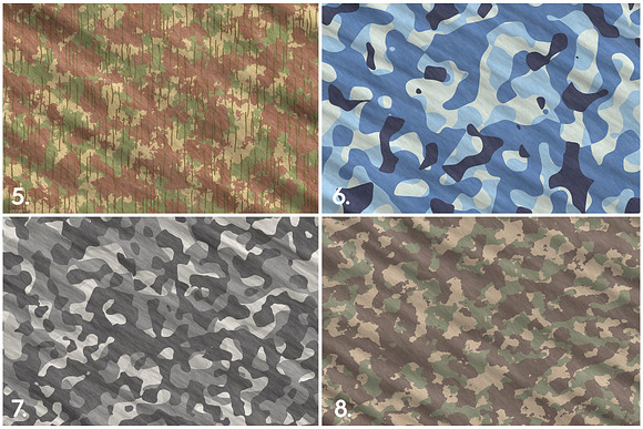 20 Camouflage Backgrounds Textures in Textures - product preview 2