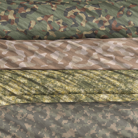 20 Camouflage Backgrounds Textures in Textures - product preview 9