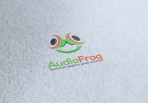 Audio Frog Logo in Logo Templates - product preview 1