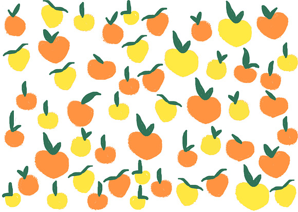 Lemons and Oranges Handmade Pattern in Patterns - product preview 1