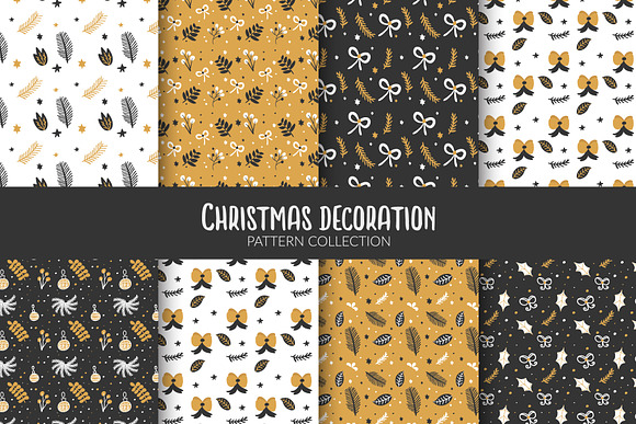 Christmas  Pattern collection in Patterns - product preview 3